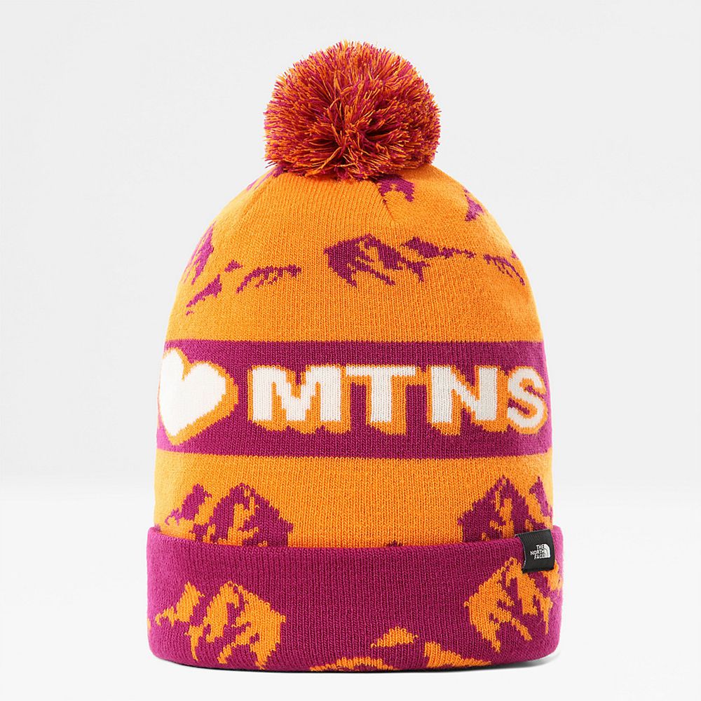 The North Face Beanies Mens Australia - The North Face Ski Tuke Orange Skiing And Snowboarding (PBG-